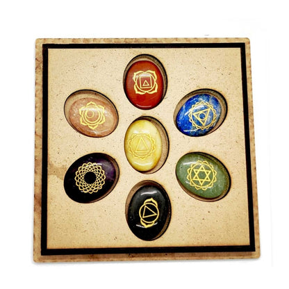 Reiki Chakra Crystal Set | Complete Chakra Balancing Healing Set | Buy Online | AGC