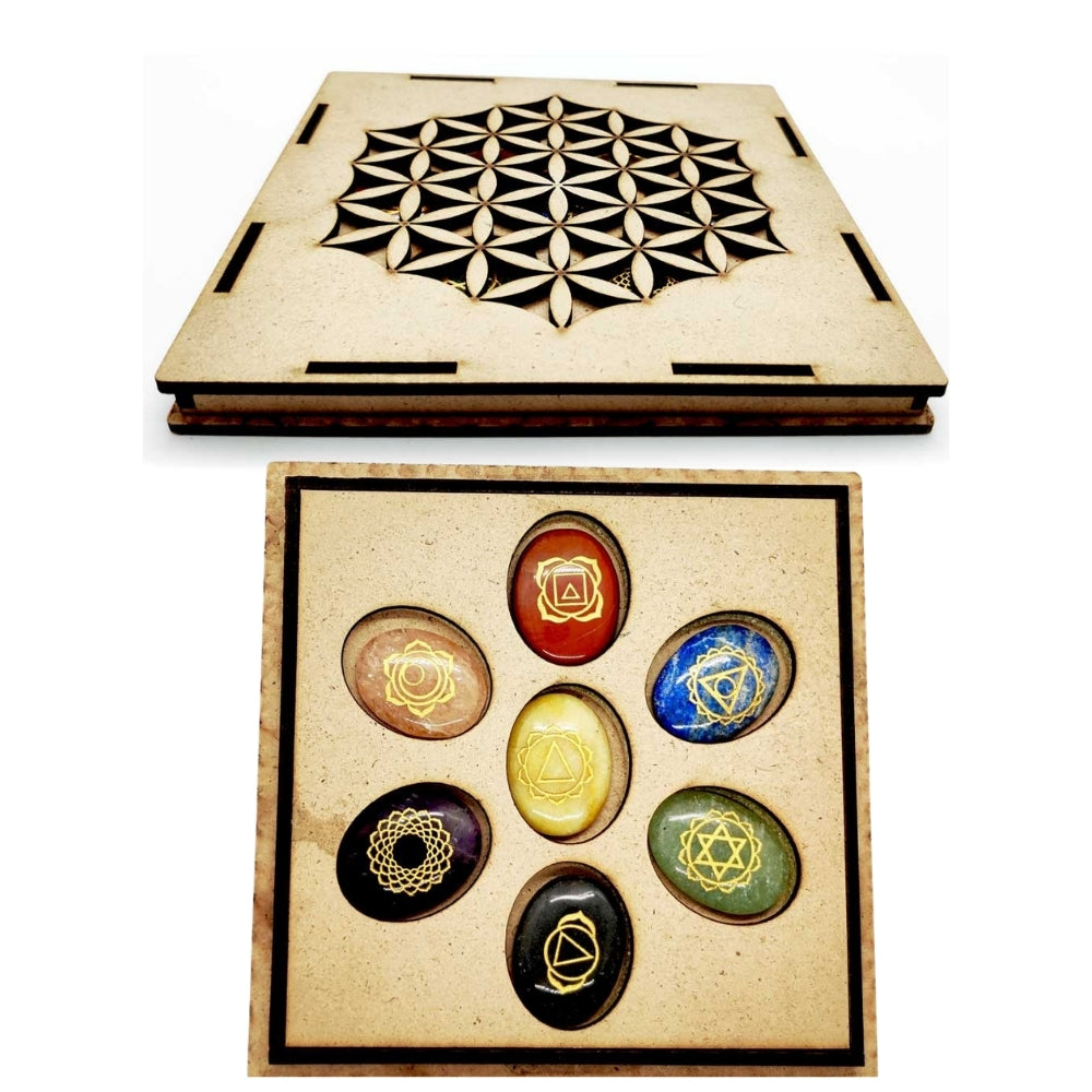 Reiki Chakra Crystal Set | Complete Chakra Balancing Healing Set | Buy Online | AGC