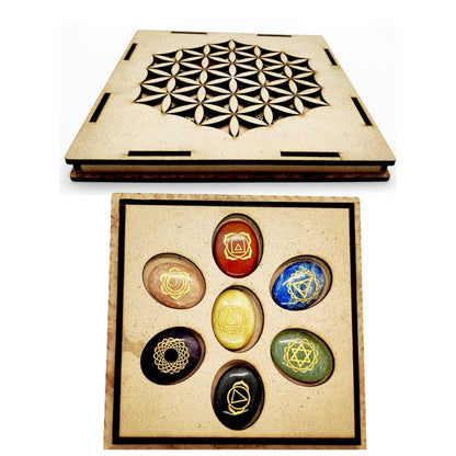 Reiki Chakra Crystal Set | Complete Chakra Balancing Healing Set | Buy Online | AGC