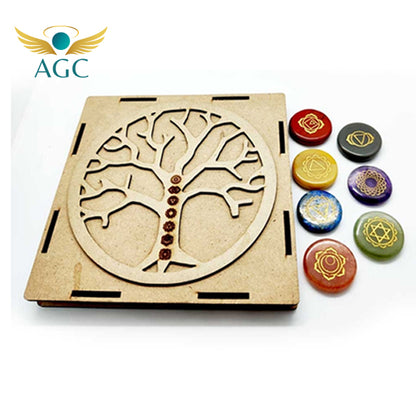 Reiki Chakra Crystal Set | Complete Chakra Balancing Healing Set | Buy Online | AGC