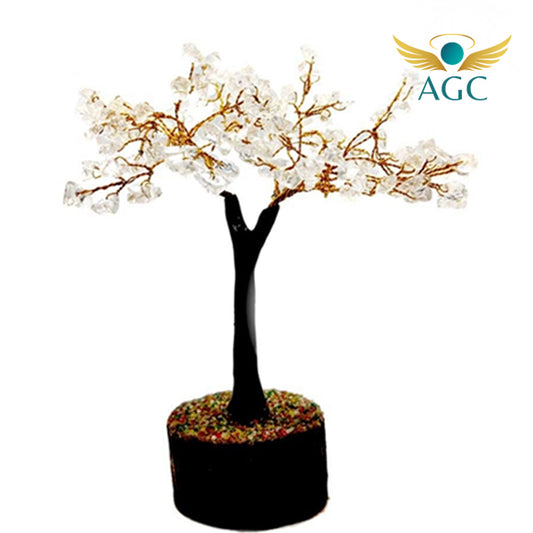 Clear Quartz Tree of Life | Master Healer Energy Tree for Clarity & Balance | Buy Online | AGC