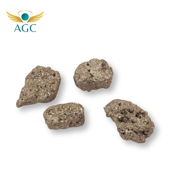 Golden Pyrite Raw Stone by Angel Global Consultancy