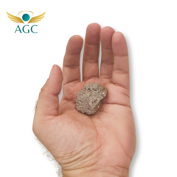 Golden Pyrite Raw Stone by Angel Global Consultancy