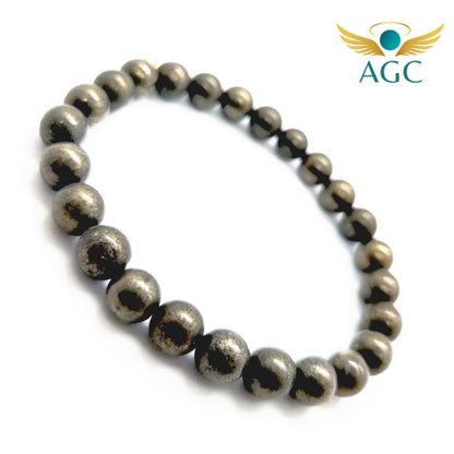 Golden Pyrite Bracelet for Wealth, Confidence & Protection | AGC