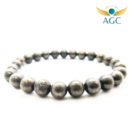Golden Pyrite Bracelet for Wealth, Confidence & Protection | AGC