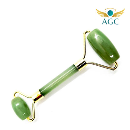 Green Jade Face Roller | Natural Skin Rejuvenation & Glow Enhancer | Buy Online | AGC
