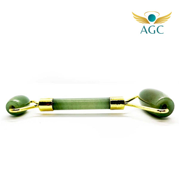 Green Jade Face Roller | Natural Skin Rejuvenation & Glow Enhancer | Buy Online | AGC