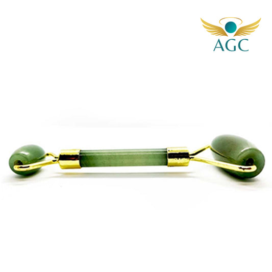 Green Jade Face Roller | Natural Skin Rejuvenation & Glow Enhancer | Buy Online | AGC