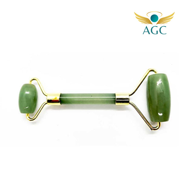 Green Jade Face Roller | Natural Skin Rejuvenation & Glow Enhancer | Buy Online | AGC
