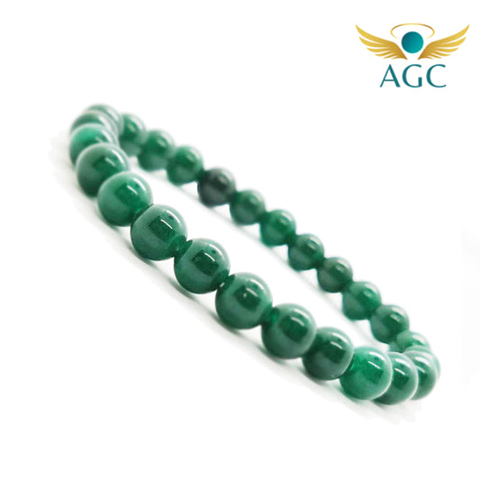 Green Jade Bracelet for Prosperity, Harmony & Peace | AGC