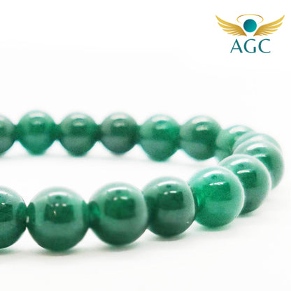 Green Jade Bracelet for Prosperity, Harmony & Peace | AGC
