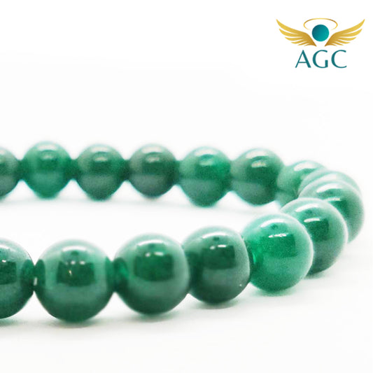 Green Jade Bracelet for Prosperity, Harmony & Peace | AGC