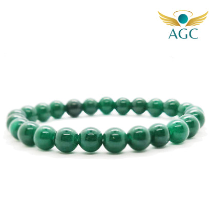 Green Jade Bracelet for Prosperity, Harmony & Peace | AGC