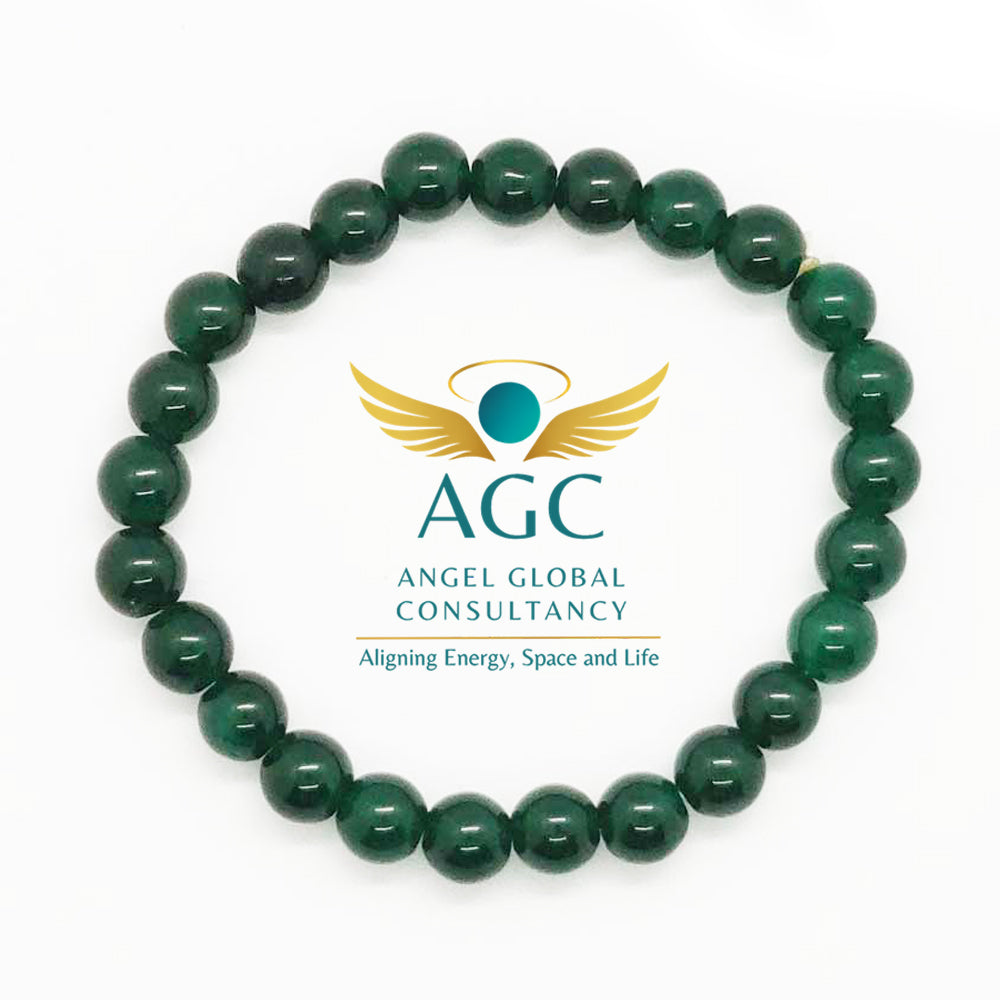 Green Jade Bracelet for Prosperity, Harmony & Peace | AGC