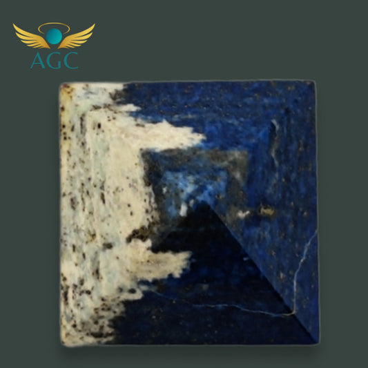 Buy Lapis Lazuli Pyramid for Wisdom, Clarity & Communication | AGC