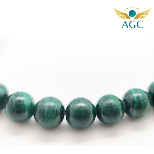 Malachite Bracelet for Protection, Change & Heart Healing | AGC