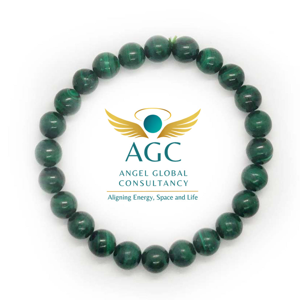 Malachite Bracelet for Protection, Change & Heart Healing | AGC