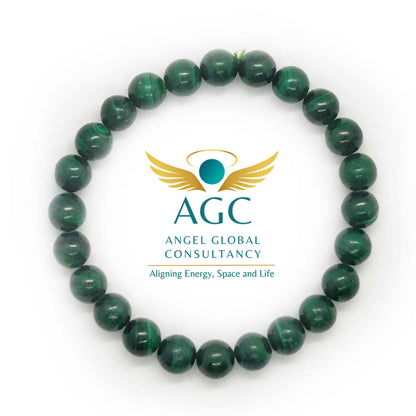 Malachite Bracelet for Protection, Change & Heart Healing | AGC