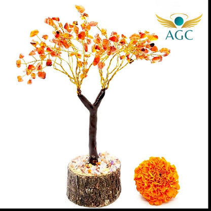 Red Carnelian Tree of Life | Energy Tree for Motivation & Success | Buy Online | AGC