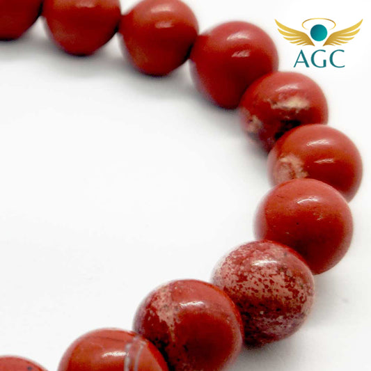 Red Jasper Bracelet for Grounding, Stability & Strength | AGC