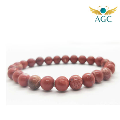 Red Jasper Bracelet for Grounding, Stability & Strength | AGC