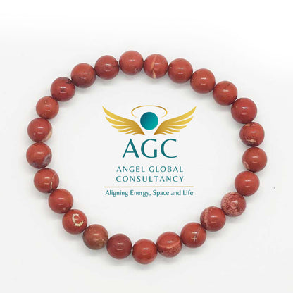 Red Jasper Bracelet for Grounding, Stability & Strength | AGC