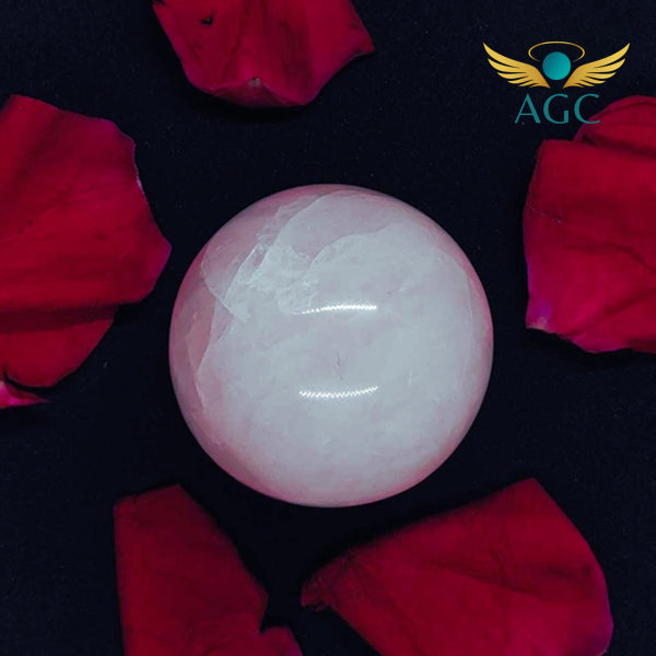 Rose Quartz Sphere | Love Energy Healing Crystal Ball | Buy Online | AGC