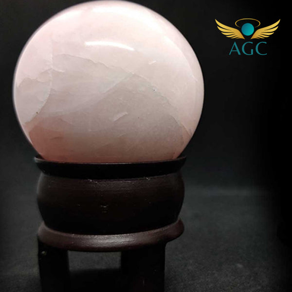 Rose Quartz Sphere | Love Energy Healing Crystal Ball | Buy Online | AGC