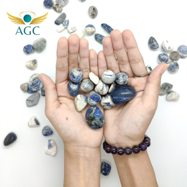 Sodalite Tumble Stones for Clarity & Communication | AGC