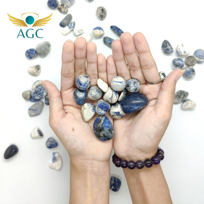 Sodalite Tumble Stones for Clarity & Communication | AGC