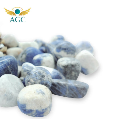 Sodalite Tumble Stones for Clarity & Communication | AGC