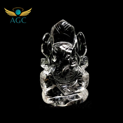 Sphatik Ganesha Idol - Clear Quartz Ganpati for Prosperity | Buy Online | AGC