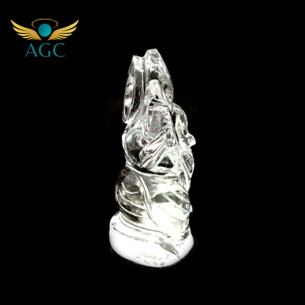 Sphatik Ganesha Idol - Clear Quartz Ganpati for Prosperity | Buy Online | AGC