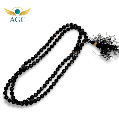 Sulemani Hakik Mala | Buy Online |Premium natural crystal mala for healing and energy balance. | AGC