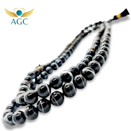Sulemani Hakik Mala | Buy Online |Premium natural crystal mala for healing and energy balance. | AGC