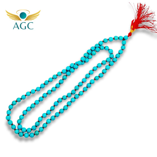 Turquoise Mala | Protection, Wisdom, and Truth |  Buy Online | AGC
