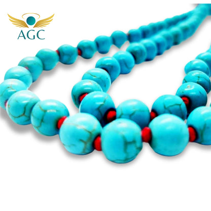 Turquoise Mala | Protection, Wisdom, and Truth |  Buy Online | AGC