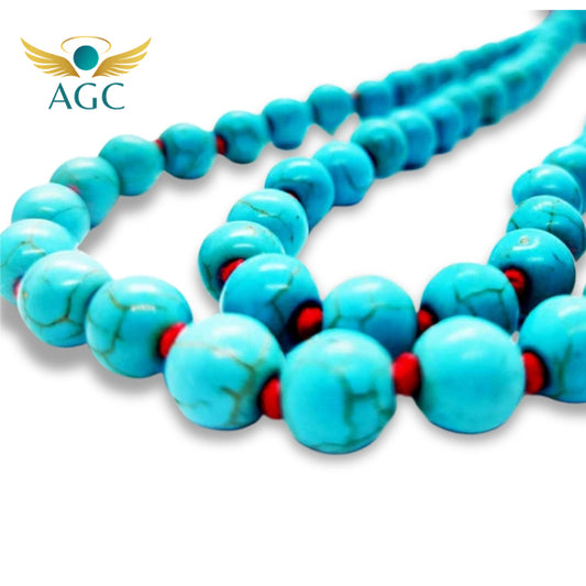 Turquoise Mala | Protection, Wisdom, and Truth |  Buy Online | AGC