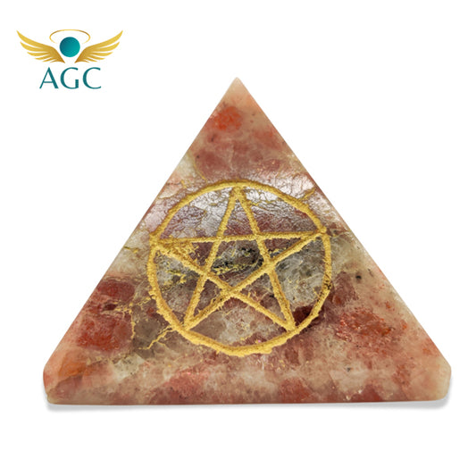 Buy Sunstone Wealth Pyramid for Prosperity, Success & Vastu | AGC