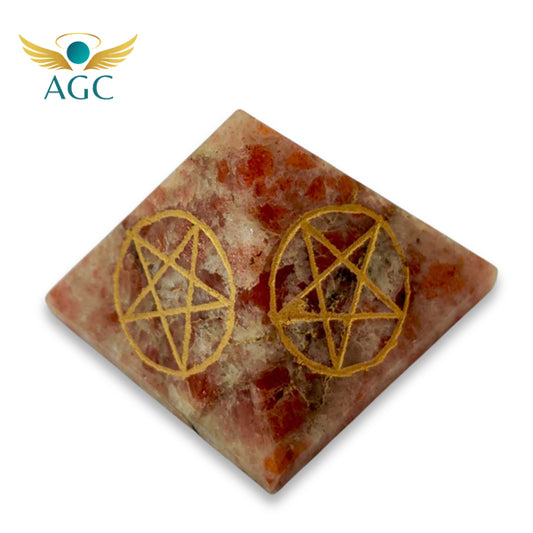 Buy Sunstone Wealth Pyramid for Prosperity, Success & Vastu | AGC
