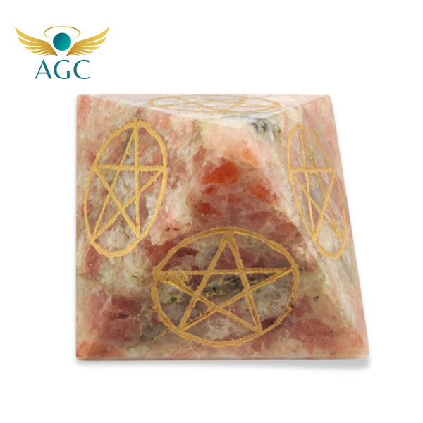 Buy Sunstone Wealth Pyramid for Prosperity, Success & Vastu | AGC