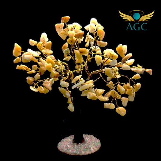 Yellow Carnelian Tree of Life | Uplifting Energy Tree for Confidence Growth | Buy Online | AGC