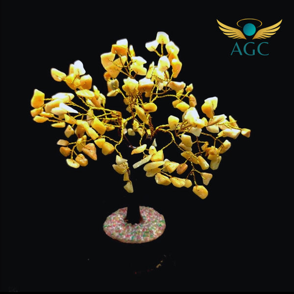 Yellow Carnelian Tree of Life | Uplifting Energy Tree for Confidence Growth | Buy Online | AGC