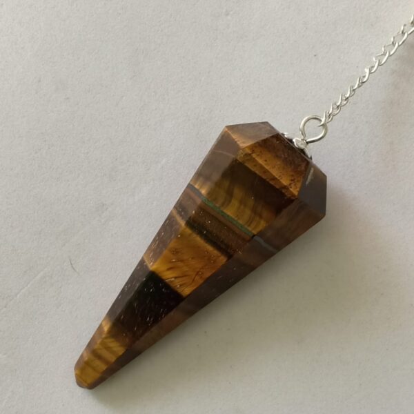 Tiger Eye Dowsing Pendulum