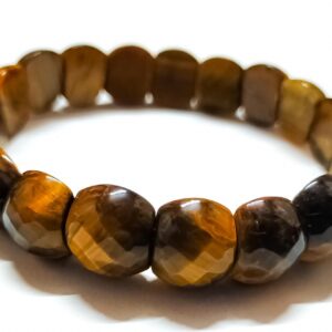 Faceted Tiger Eye Bracelet