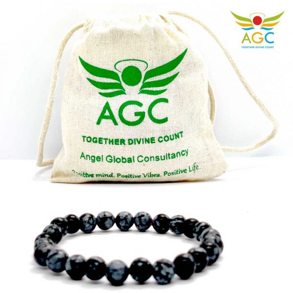 snowflake obsidian bracelets|healing-crystals|angel-global-consultancy