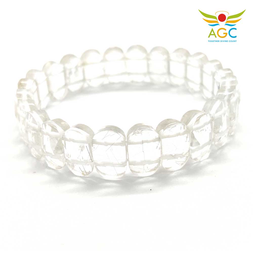 White Crystal Bracelet – The Pooja Store