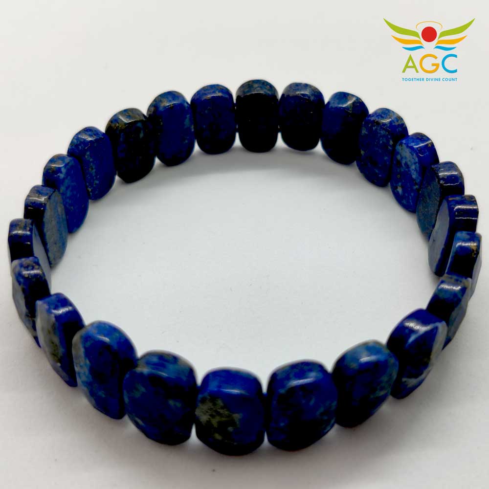 Lapis Lazuli, Black Agate & Lava Bracelet - Bracelets - Gemilys Jewellery |  Creative Handcrafted Jewellery in Bourne
