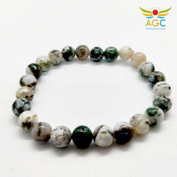 Tree-Agate-bead-bracelets| healing-crystals | angel-global-consultancy