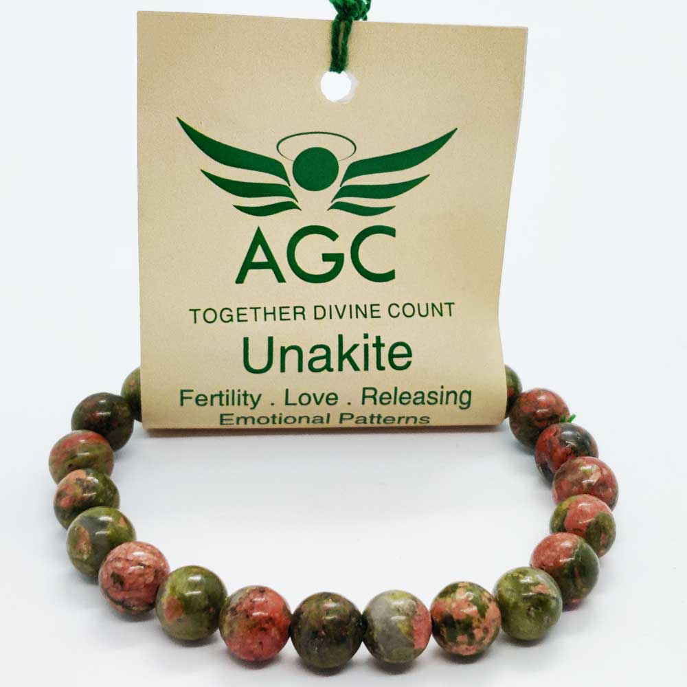 Natural Unakite Beads Bracelet Men Women Stone Jewelry Gift - Temu